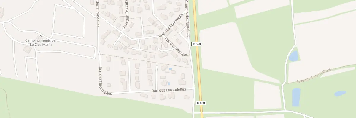Plan du 6 Rue des Moineaux à Pirou
