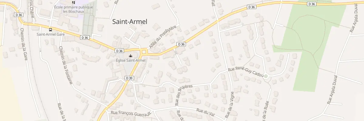 Plan du 2 Sq Jean de La Fontaine à Saint-Armel