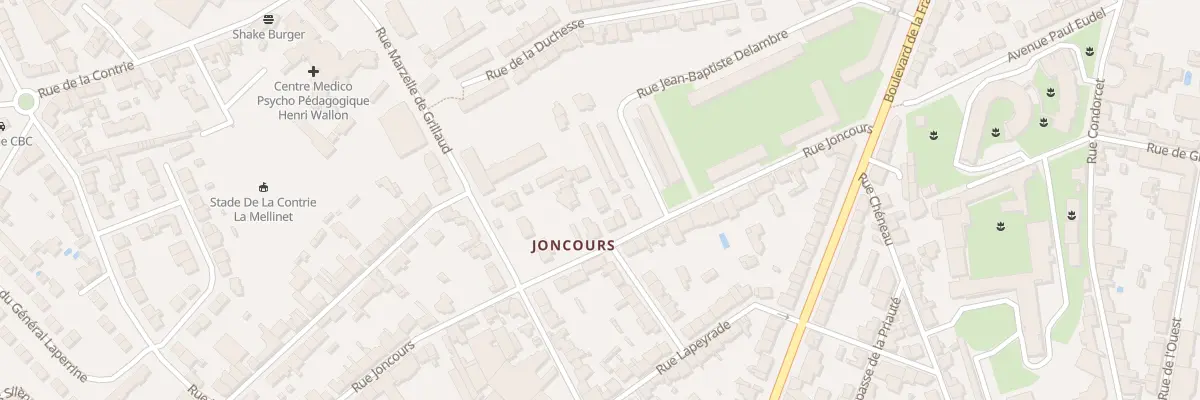 Plan du 34 Rue Joncours à Nantes