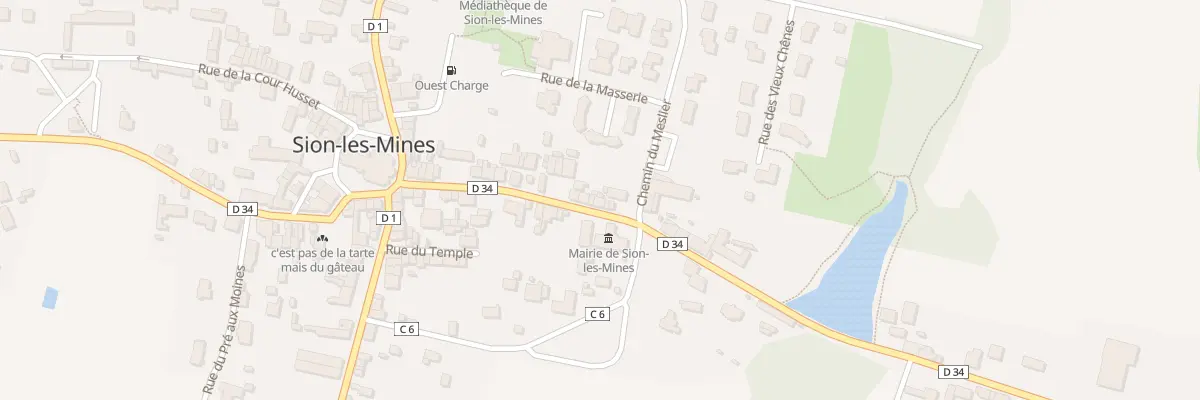 Plan du 33 Rue de Châteaubriant à Sion-les-Mines