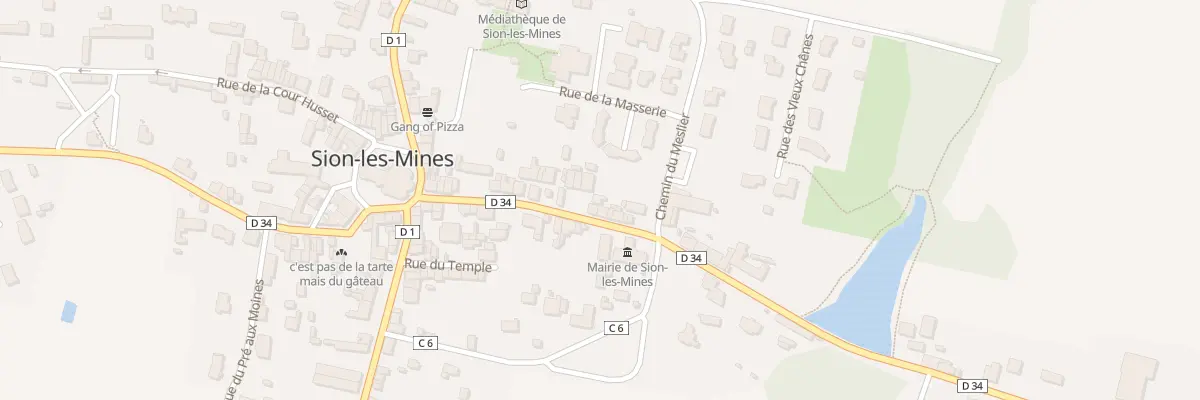 Plan du 27 Rue de Châteaubriant à Sion-les-Mines