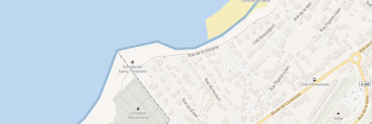 Plan du 13 Av de Verdun à Donville-les-Bains