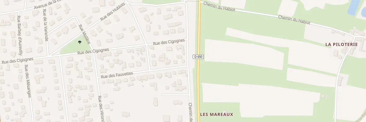 Plan du 21 Rue des Fauvettes à Pirou