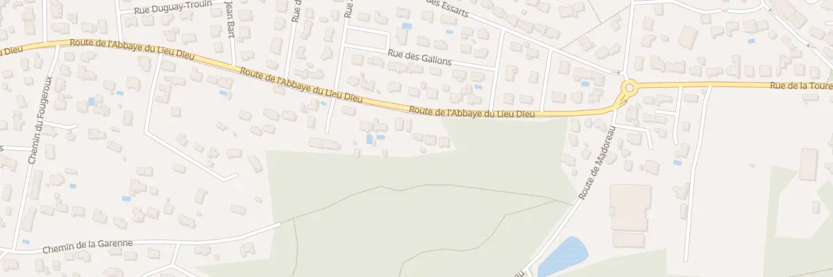 Plan du 17 Rue de l’Abbaye du Lieu Dieu à Jard-sur-Mer