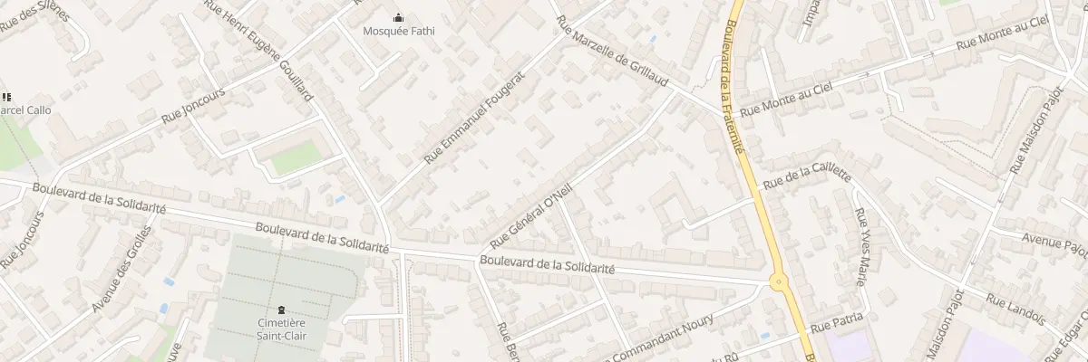 Plan du 22 Rue O Neil à Nantes