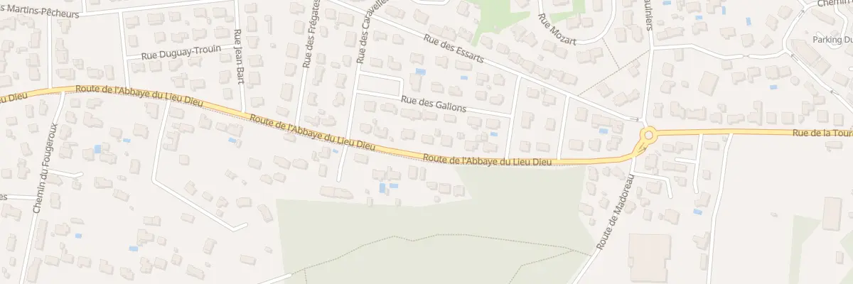 Plan du 18 Rue de l’Abbaye du Lieu Dieu à Jard-sur-Mer