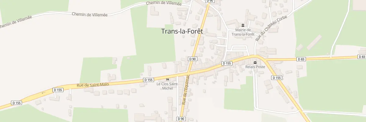 Plan du 2 Rue de St Malo à Trans-la-Forêt
