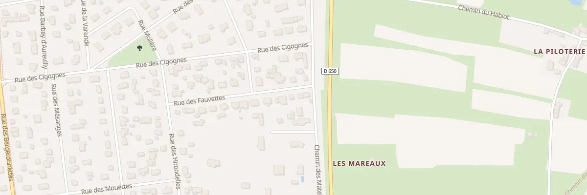 Plan du 24 Rue des Fauvettes à Pirou