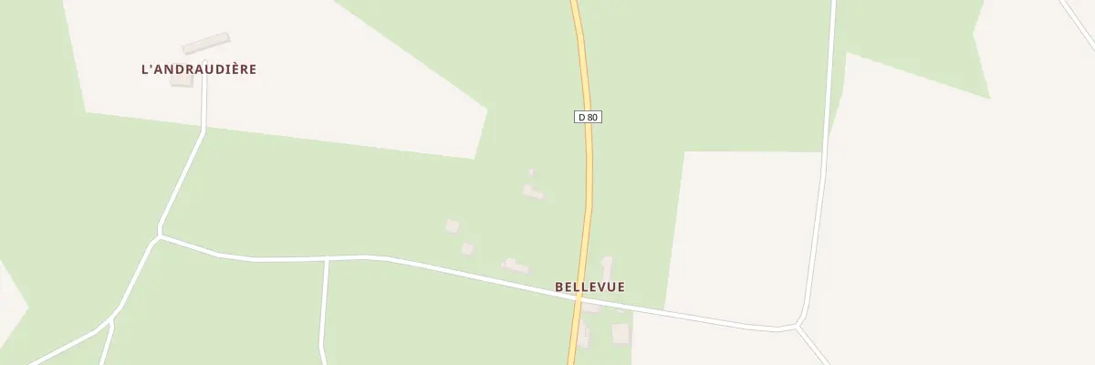 Plan du 5 Bellevue au Girouard