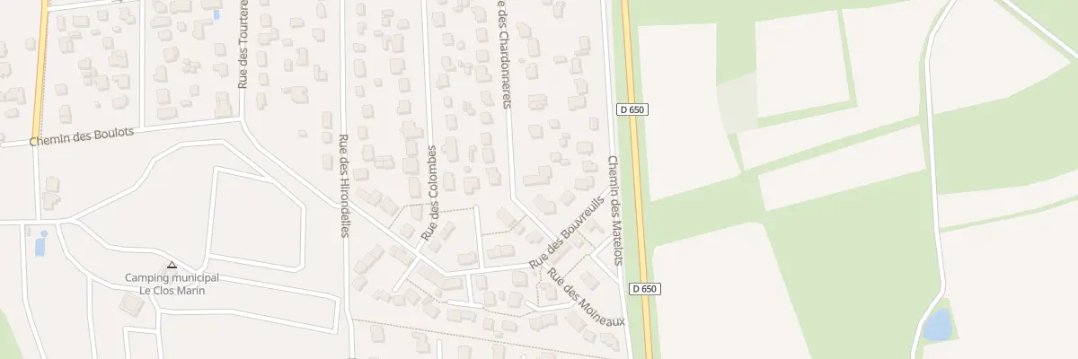 Plan du 21 Rue des Chardonnerets à Pirou