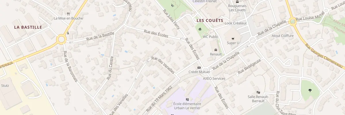 Plan du 31 Rue des Venelles à Bouguenais
