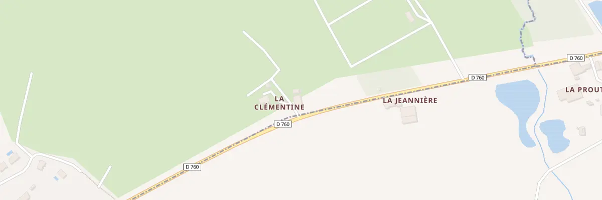 Plan du 5185 La Clémentine à Saint-Georges-de-Pointindoux