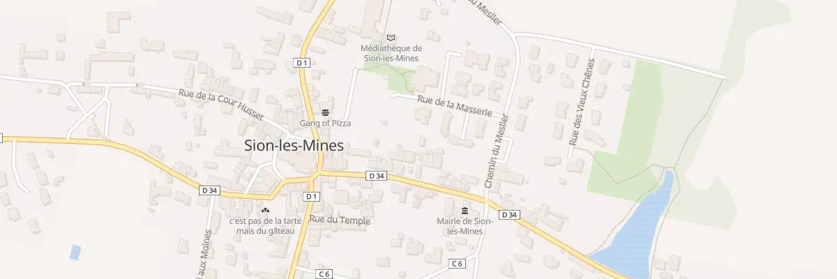 Plan du 19 Rue de Châteaubriant à Sion-les-Mines