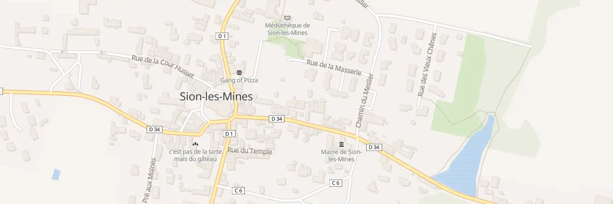 Plan du 17 Rue de Châteaubriant à Sion-les-Mines