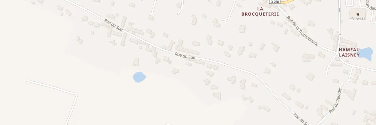 Plan du 54 Rue du Sud-Gouville à Gouville-sur-Mer