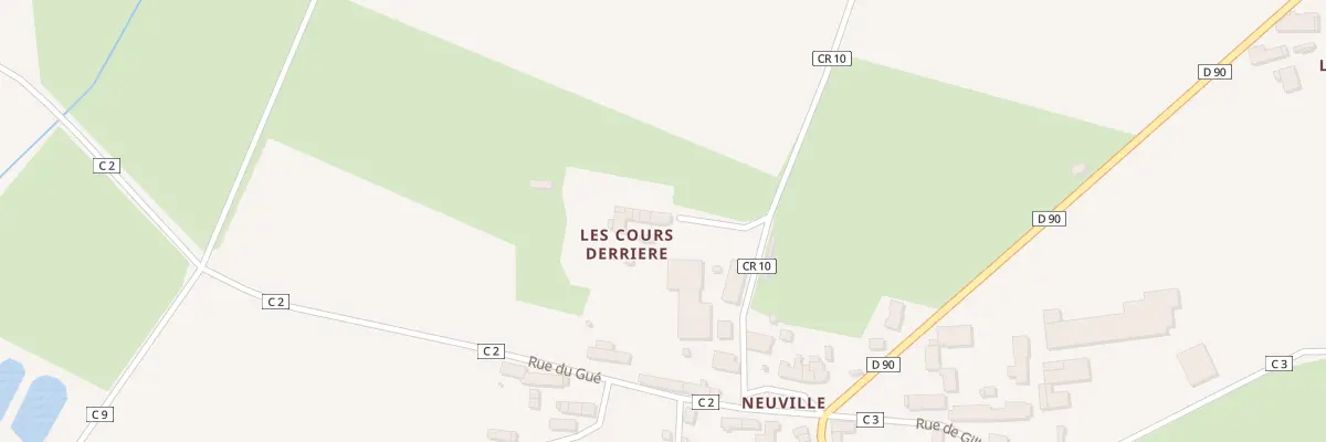 Plan du 5035 Les Cours Derrière à Andouillé-Neuville