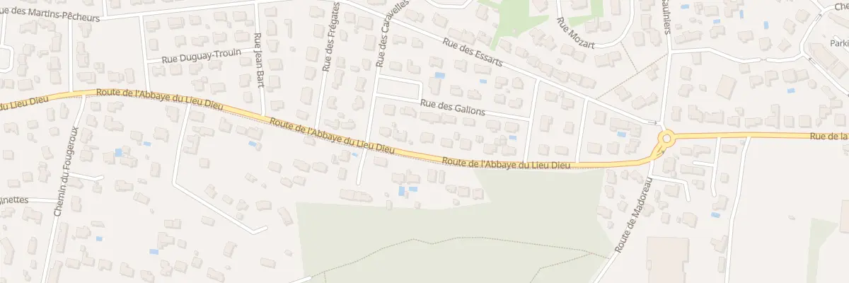 Plan du 20 Rue de l’Abbaye du Lieu Dieu à Jard-sur-Mer