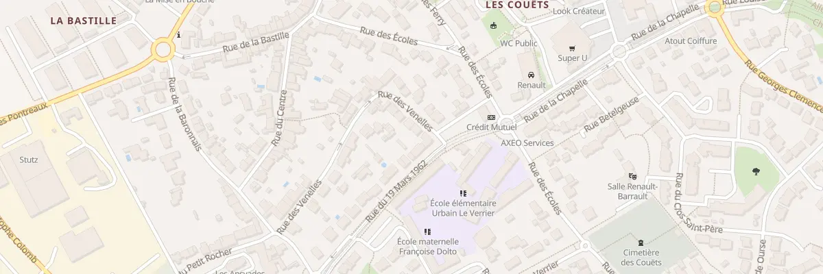 Plan du 30 Rue des Venelles à Bouguenais