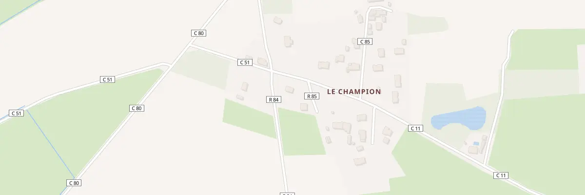 Plan du 9 Le Champion à Saffré