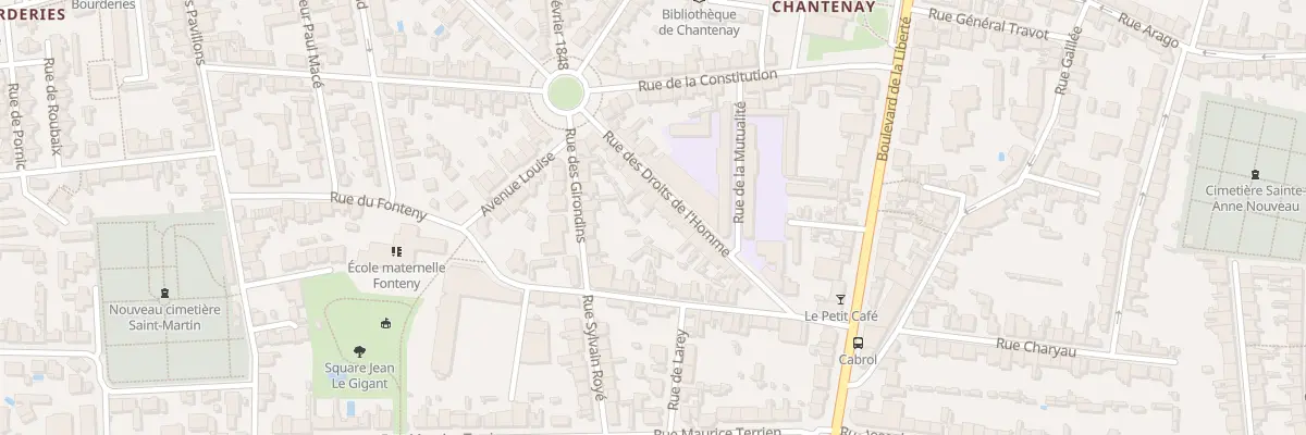 Plan du 29 Rue des Droits de l’Homme à Nantes
