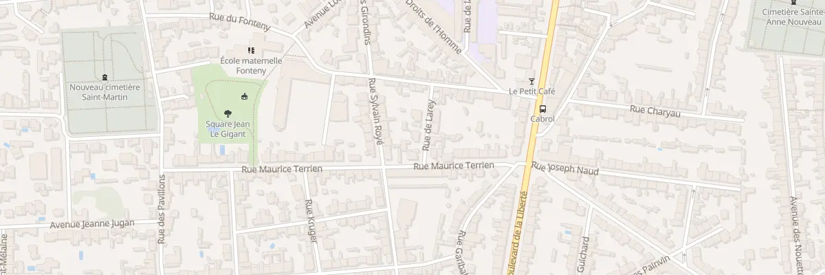 Plan du 5 Rue de Larey à Nantes