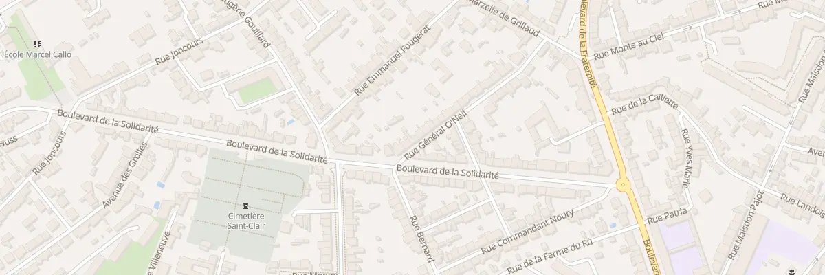 Plan du 32 Rue O Neil à Nantes