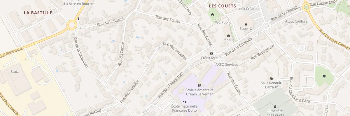 Plan du 28 Rue des Venelles à Bouguenais