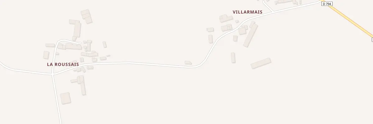 Plan du 5061 Villarmais à Marcillé-Raoul