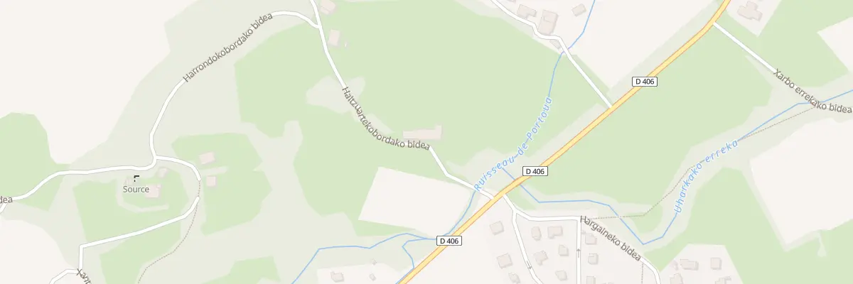 Plan du 110 Haltzuartekobordako bidea à Sare