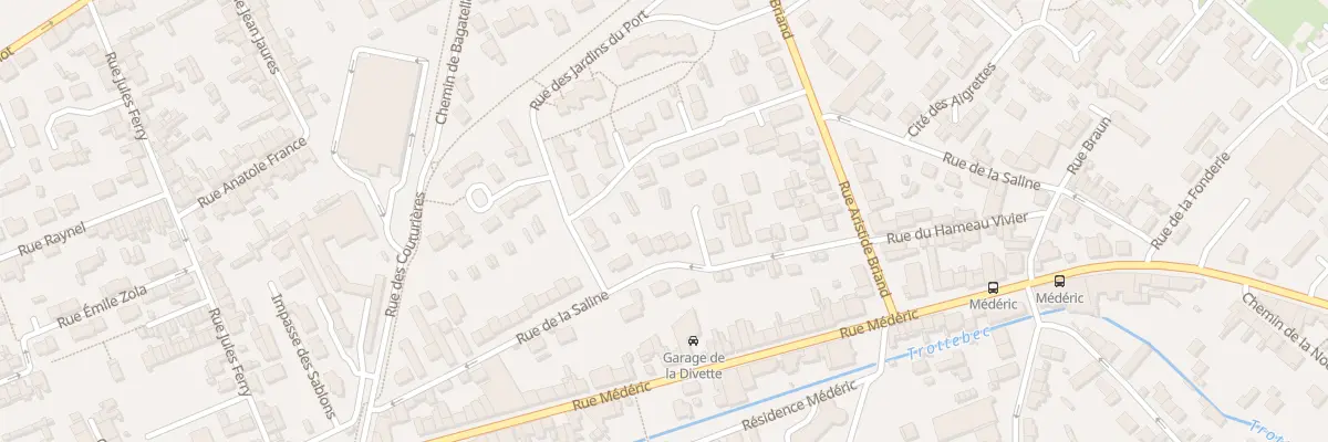 Plan du 261 Rue de la Saline - Tourlaville à Cherbourg-en-Cotentin