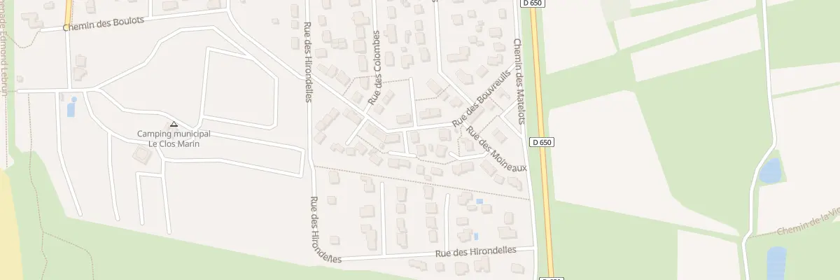 Plan du 12 Rue des Bouvreuils à Pirou