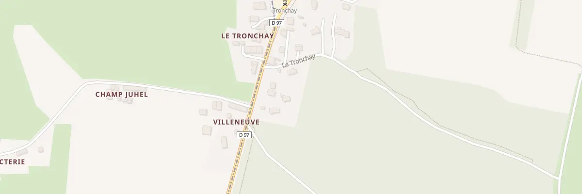 Plan du 23 Le Tronchay à Saint-Sulpice-la-Forêt