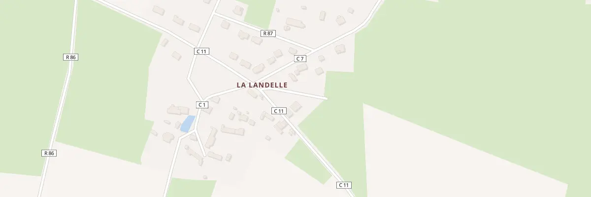 Plan du 101 La Landelle à Saffré