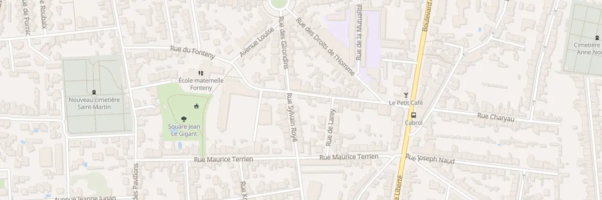 Plan du 23 Rue du Fonteny à Nantes