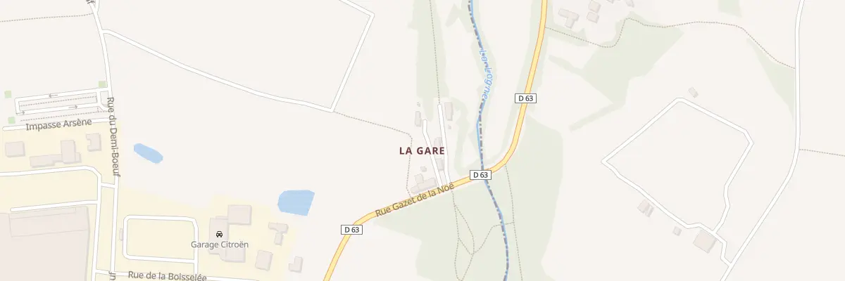 Plan du 3 Gilles à La Limouzinière