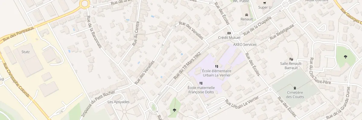 Plan du 6A Rue du 19 Mars 1962 à Bouguenais