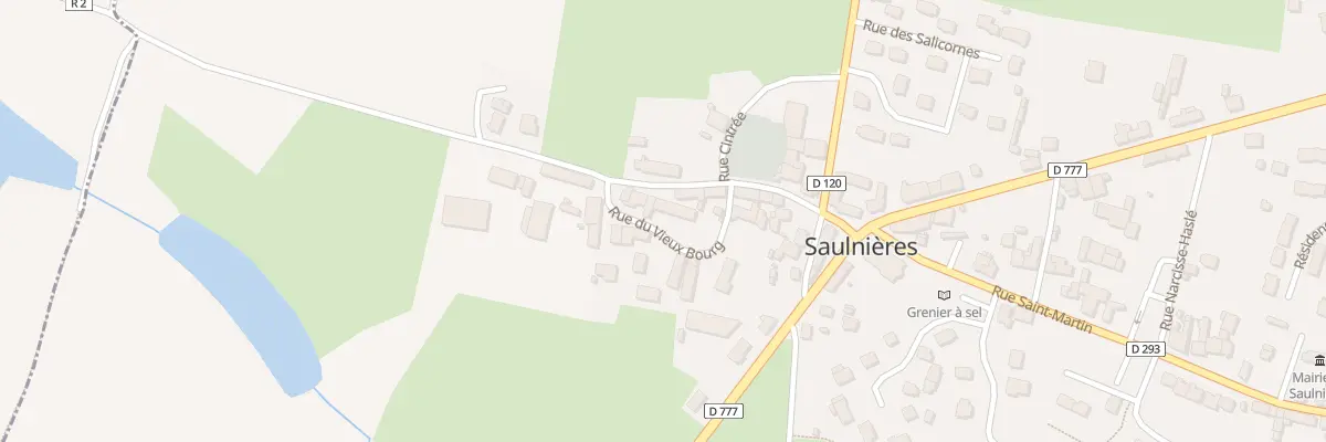 Plan du 15 Rue de la Gare à Saulnières
