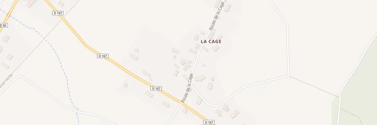 Plan du 58 Rte de la Cage à Rocheville