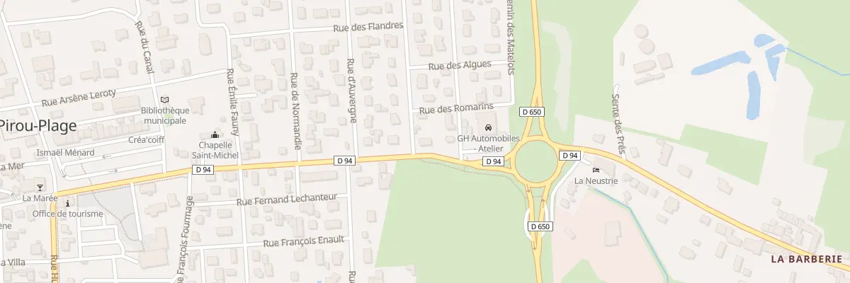 Plan du 39 Rue Fernand Desplanques à Pirou
