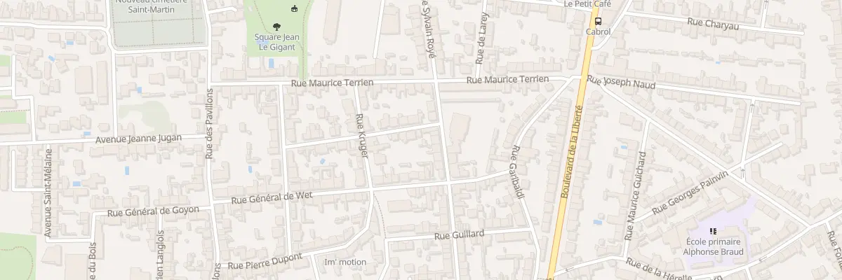 Plan du 3 Rue Henri Billot à Nantes