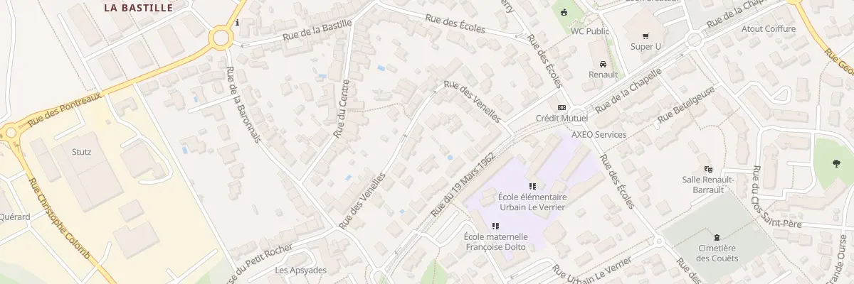 Plan du 14 Rue des Venelles à Bouguenais