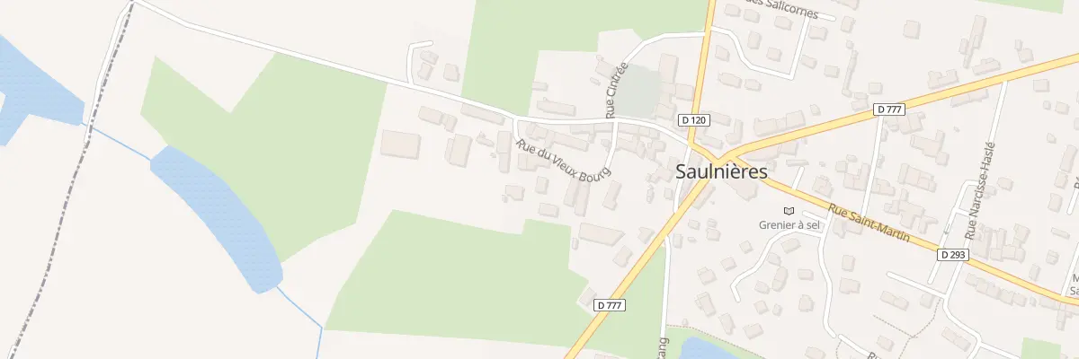 Plan du 3 Rue du Vieux Bourg à Saulnières