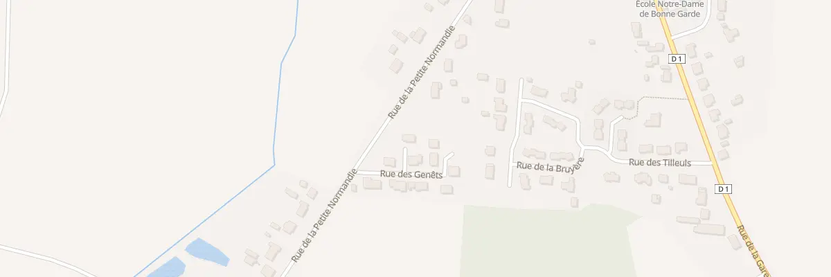 Plan du 7 Rue des Genêts à Lusanger