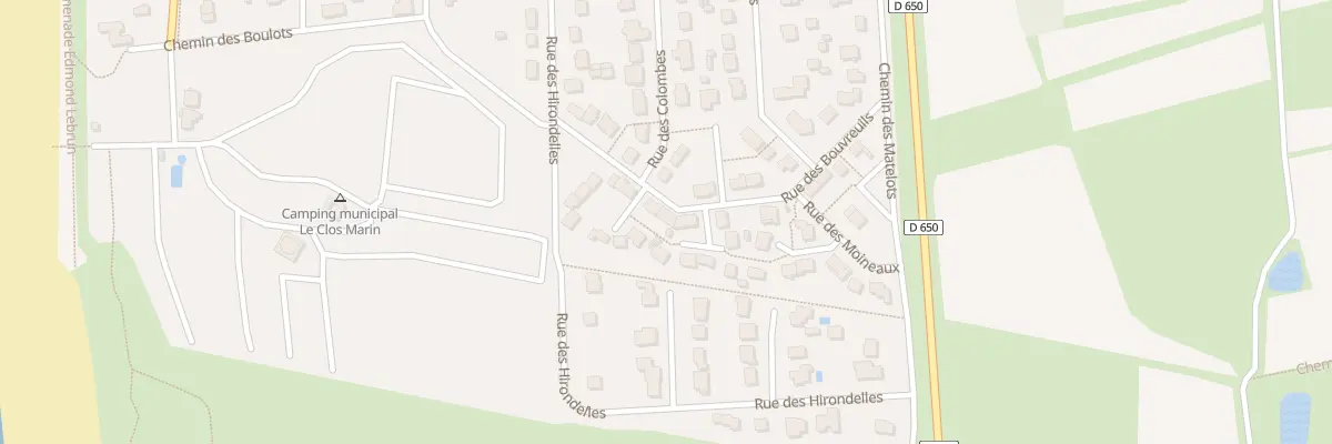 Plan du 8 Rue des Bouvreuils à Pirou