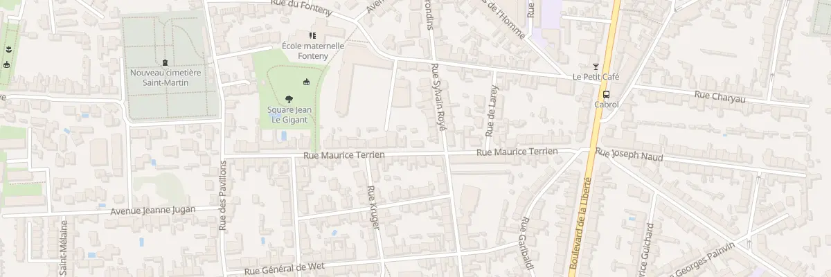 Plan du 22B Rue Maurice Terrien à Nantes