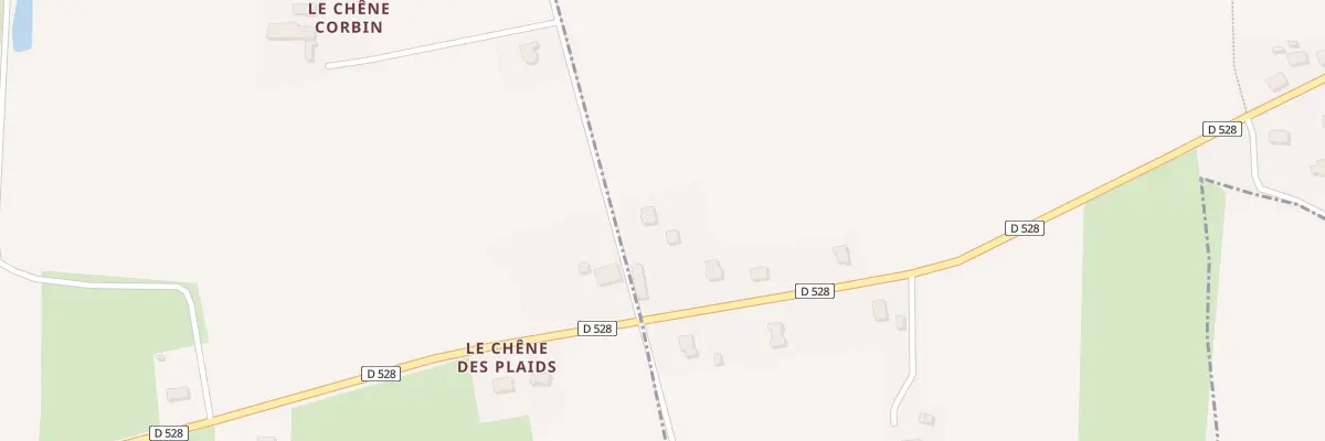 Plan du 54 Le Chene des Plaids à Chasné-sur-Illet