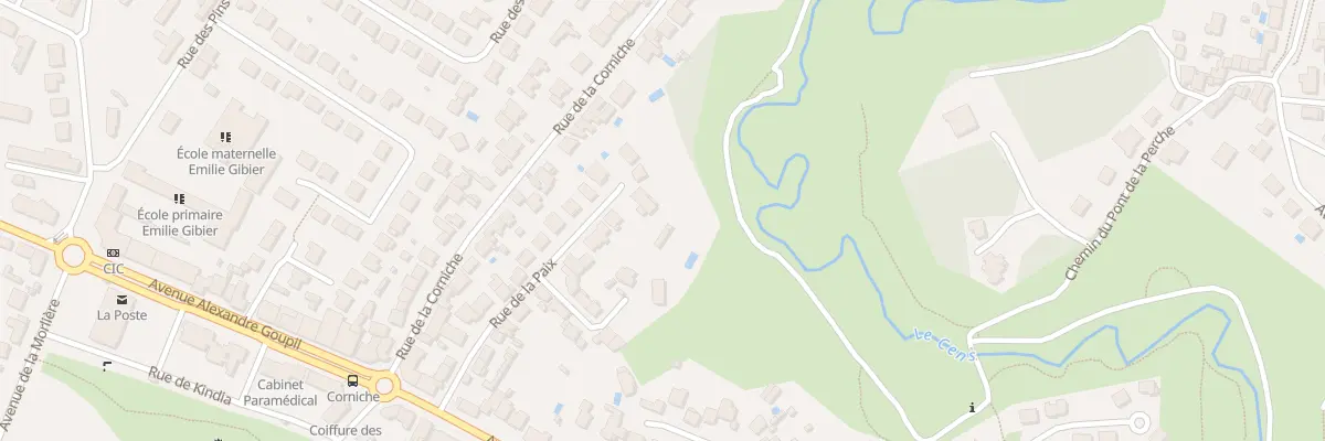 Plan du 34 Rue de la Paix à Orvault