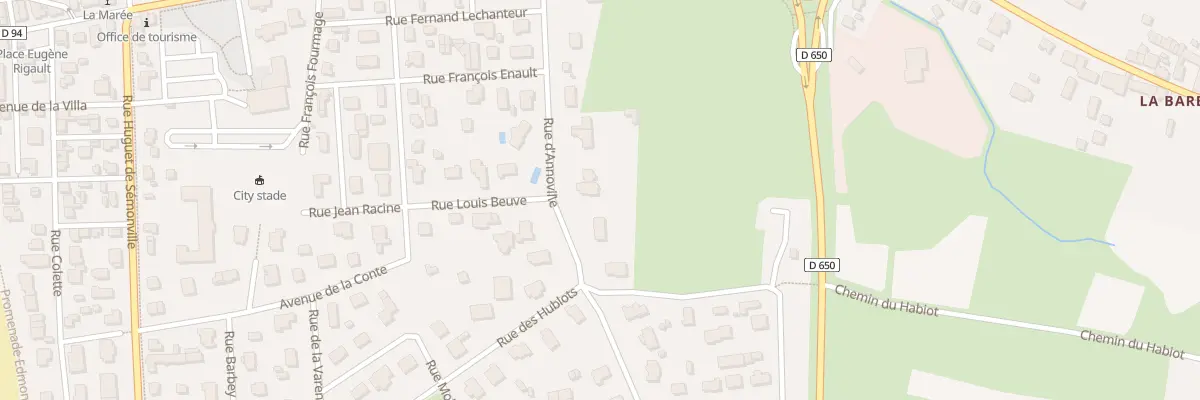 Plan du 13 Rue d’Annoville à Pirou