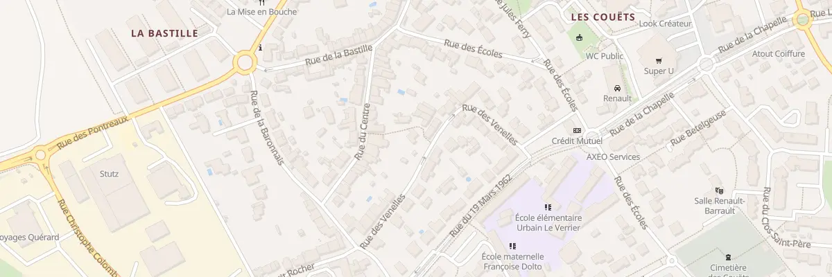 Plan du 11B Rue des Venelles à Bouguenais