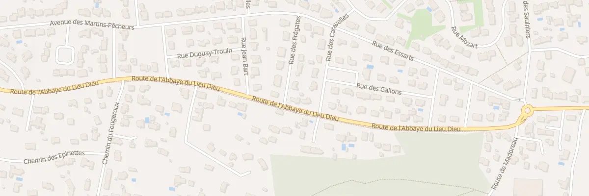Plan du 28 Rue de l’Abbaye du Lieu Dieu à Jard-sur-Mer